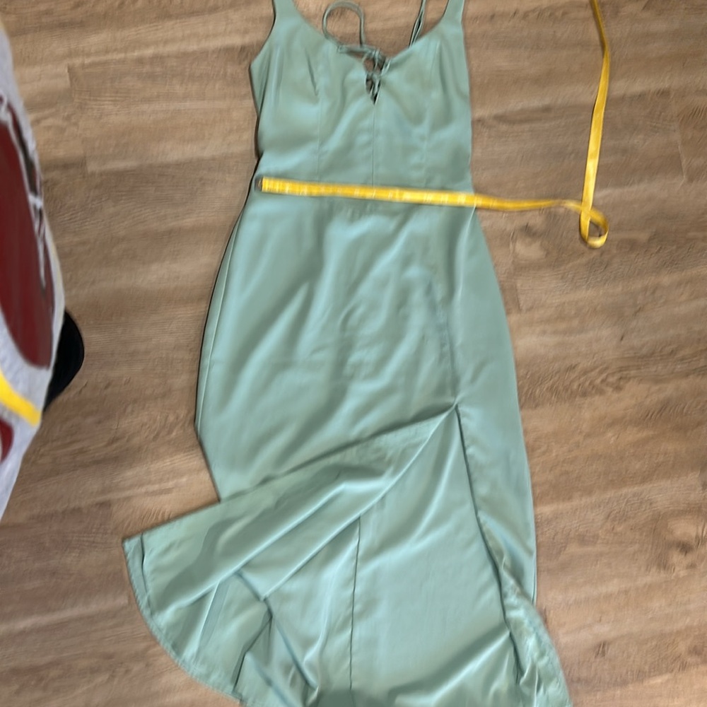 Abercrombie & Fitch Women's Green Dress - Picture 5 of 7